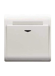 Schneider Electric Electronic Key Card Switch Zencelo Wiring Accessories, E8431EKT-WW, White