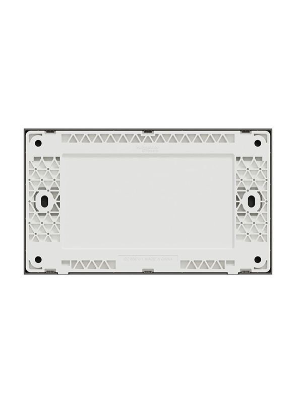 Schneider Electric Avataron C Blank Plate, 2 Gang, E8730TX_DG, Dark Grey