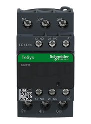 Schneider Electric LC1D25F7 TeSys D - AC Contactor, Black