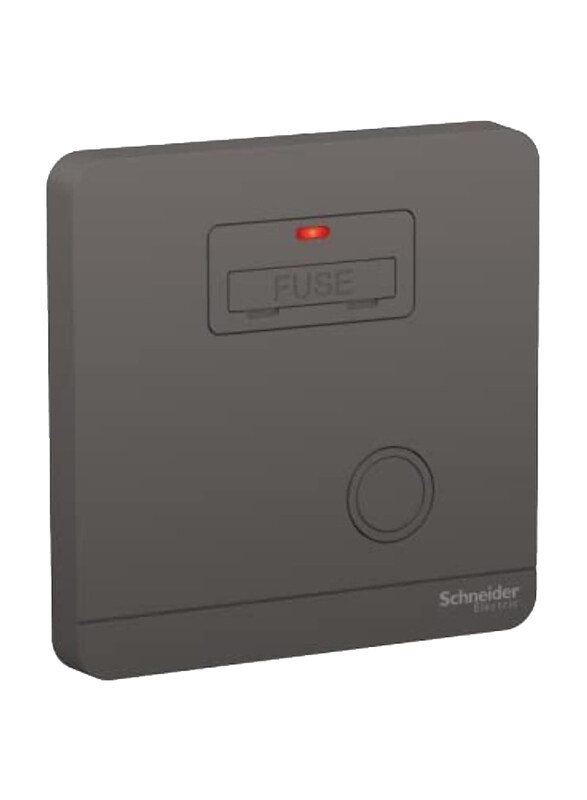 

Schneider Electric 13A 250V Avatar On 1 Gang Fuse Connection, E8330FSGN_DG, Dark Grey