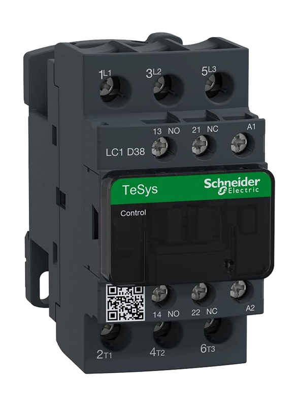 Schneider Electric LC1D TeSys 18.5KW 110V Deca Contactor, Black