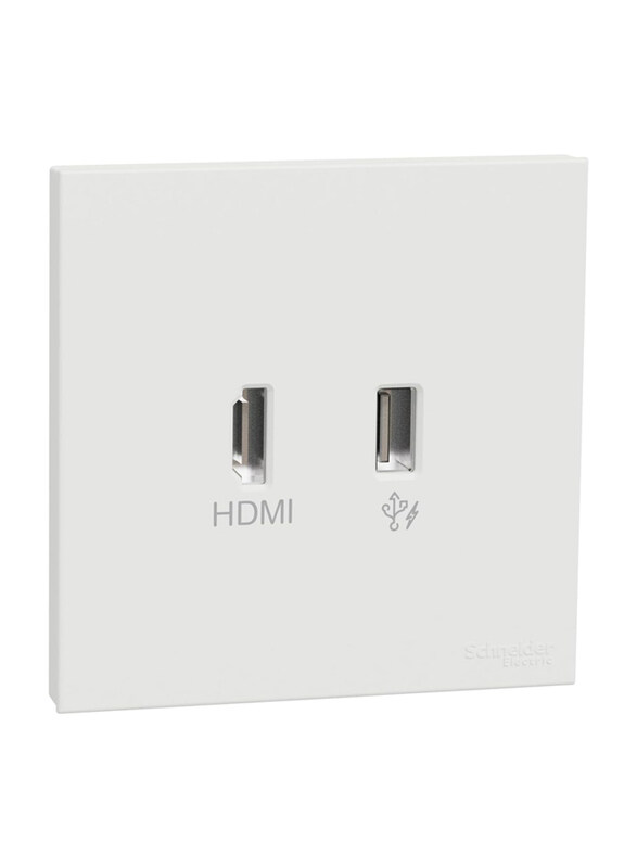 

Schneider Electric Avatar On C Data Socket, E8732HDUSB_WE, White