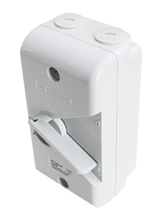 Rexton Weather-proof Isolator, IS300 20A 2 Pole IP66, White