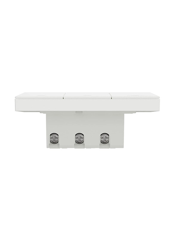 Schneider Electric Avataron C Switch with Fluorescent Locator, 3 Gang, 16Ax, 2 Way, 250 V, E8733L2F_WE, White