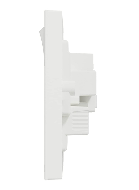 Schneider Electric Avataron C Switched Socket, 2 Gangs, 13A, 250 V, E87T25_WE, White