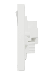 Schneider Electric Avataron C Switched Socket, 2 Gangs, 13A, 250 V, E87T25_WE, White