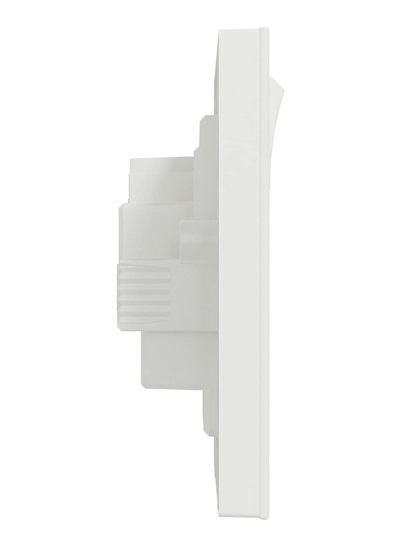 Schneider Electric Avataron C Switched Socket, 2 Gangs, 13A, 250 V, E87T25_WE, White