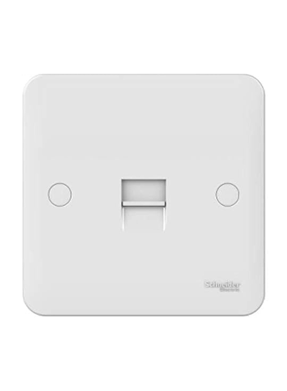 

Schneider Electric Lisse Telephone Socket, GGBL7062S, White