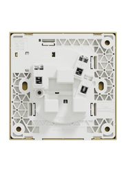 Schneider Electric Avataron C Switched Socket, 1 Gang, 13A, 250 V, E8715_WG, Wine Gold