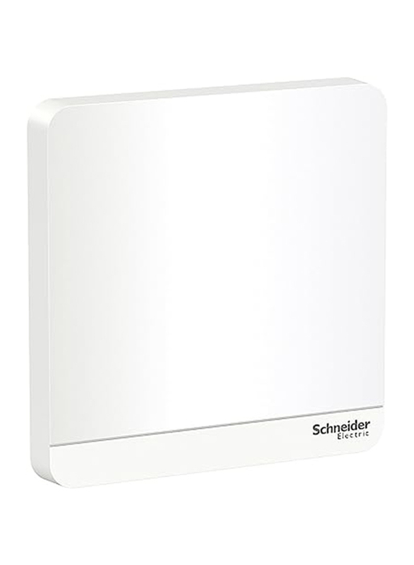Schneider Electric Avatar On 1 Gang Blank Plate, White