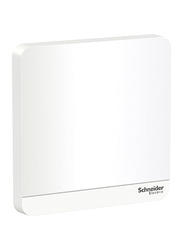 Schneider Electric Avatar On 1 Gang Blank Plate, White