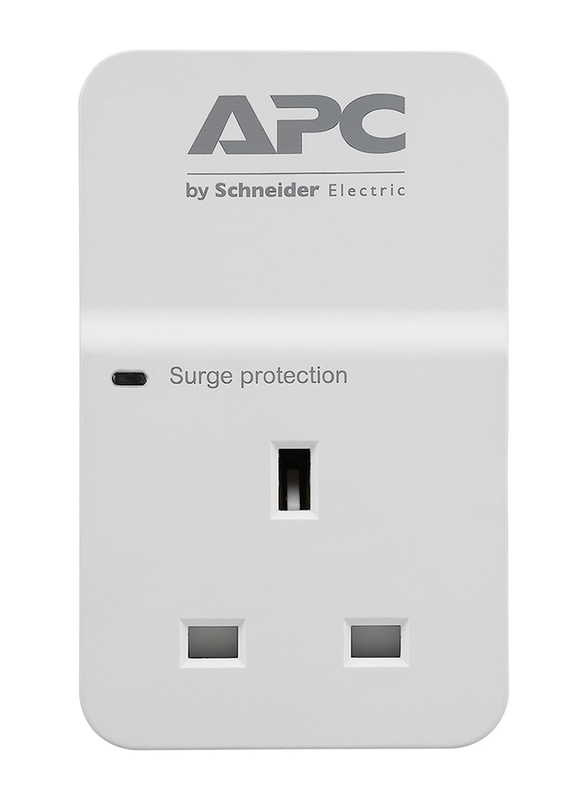 Schneider Electric 1-Outlet Apc Essential Surgearrest 230V UK Wall Charger, White