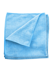Palm Clean Tech Terry Microfibre Cleaning Cloth Set, 20 Pieces, 40 x 40cm, Blue