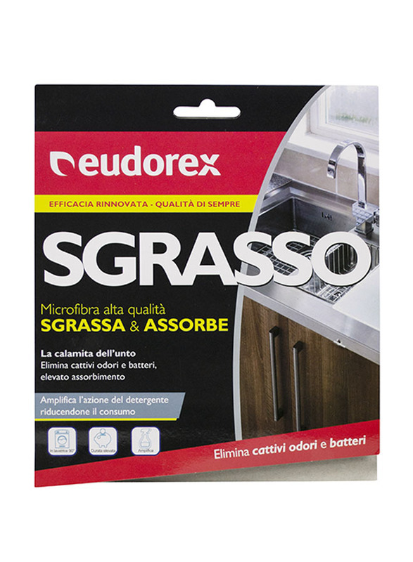Eudorex Sgrasso Degraser Cloth, Grey