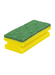 Eudorex Fibra Verde Dishwashing Sponge, 5 Pieces, Yellow