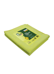 Palm Clean Tech Terry Microfibre Cleaning Cloth Set, 20 Pieces, 40 x 40cm, Yellow