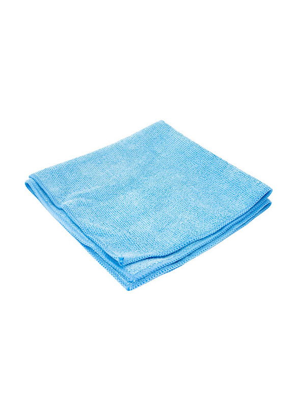 Palm Clean Tech Terry Microfibre Cleaning Cloth Set, 20 Pieces, 50 x 60cm, Blue