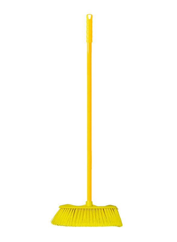 

Eudorex Scopa Colour Pro Yellow Broom with Handle, Yellow