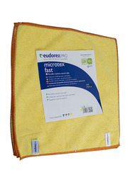 Eudorex Microtex Dura Cleaning Cloth, 10 Pieces, Yellow