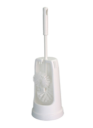 Rival Toilet Brush with Rim Cleaner, White