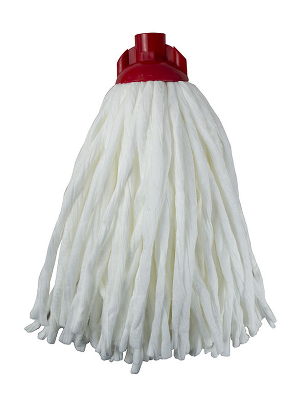 Super 5 High Absorbent Super 5 Whoa Mop for Cleaning Floors, White