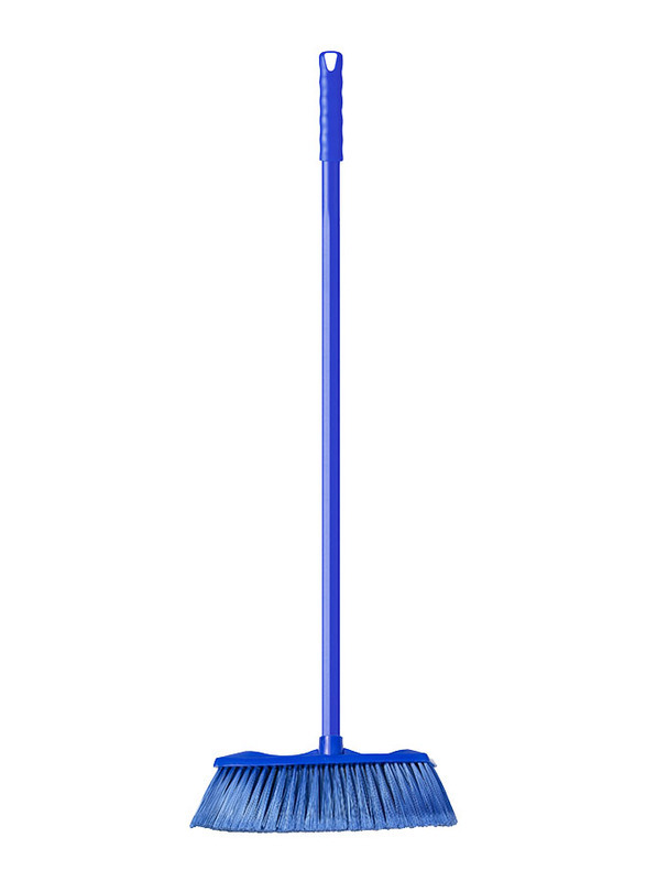 Eudorex Scopa Colour Pro Blue Broom with Handle, Blue