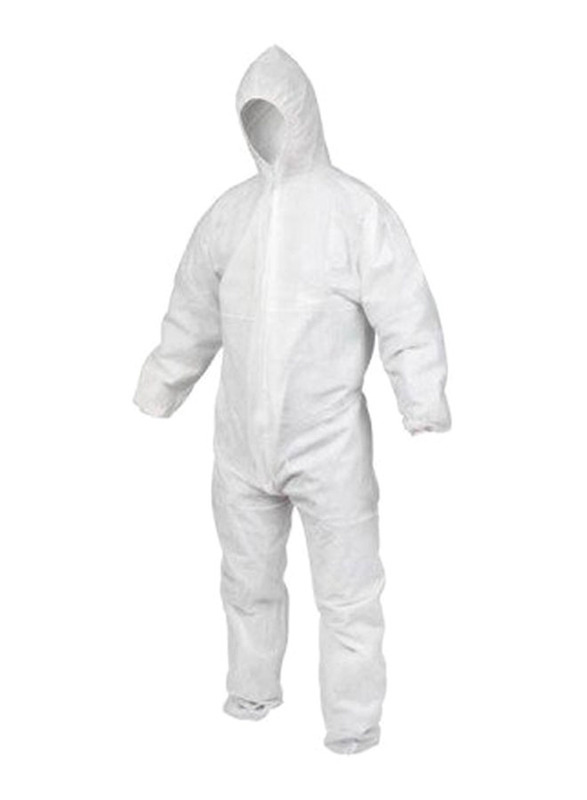 Palm Disposable PPE Kit for Kids, White, 6 to 8 Years