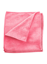 Palm Clean Tech Pear Microfibre Cleaning Cloth Set, 20 Pieces, 50 x 80cm, Pink