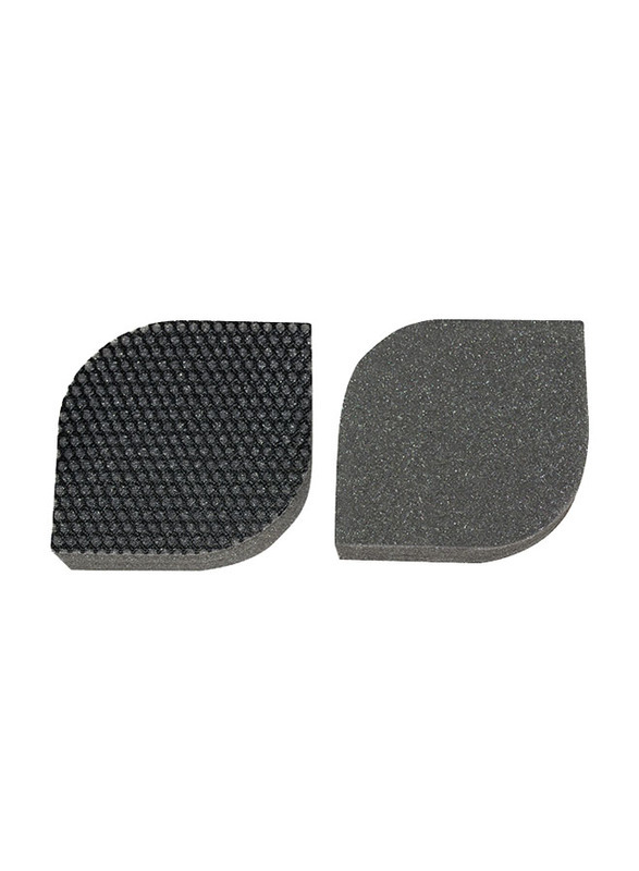 Eudorex Cleaning Stainless Steel Components Inox Sponge, 2 Pieces, Grey