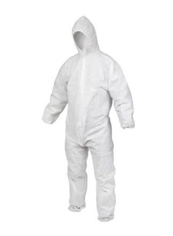 Palm Disposable PPE Kit for Kids, White, 14 to 18 Years