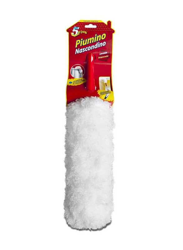 

Super 5 Microfiber Feather Duster for Dusting Surfaces, White