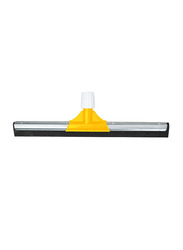 S+ Heavy Duty Floor Wiper with Handle, 35cm, Yellow
