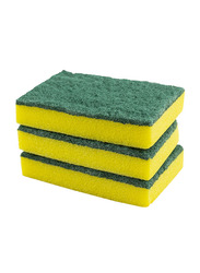 Eudorex Tris Dishwashing Sponges, 3 Pieces, Yellow