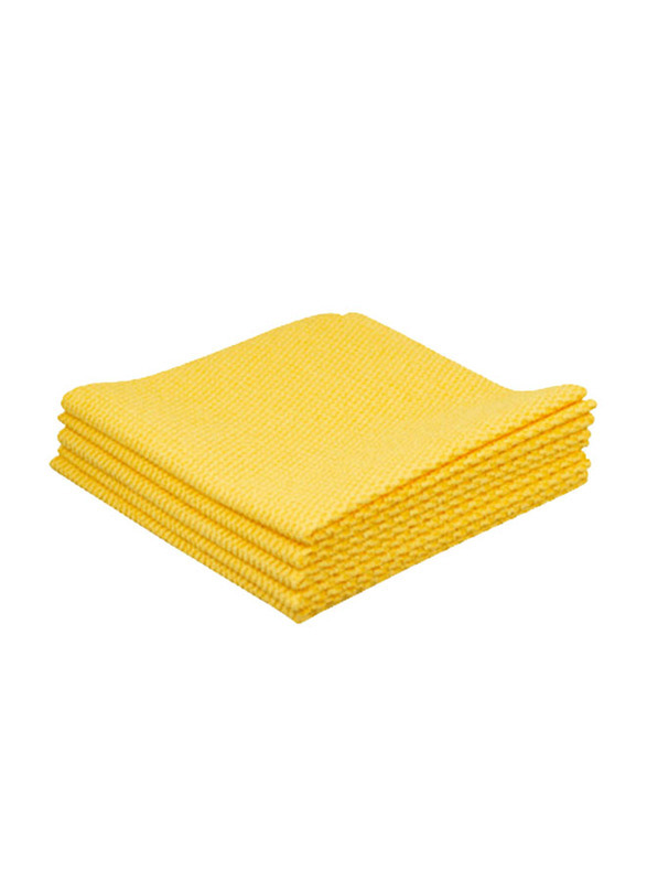 Eudorex Zeus Giallo Stubborn Dirt Cleaning Cloth, 5 Pieces, Yellow