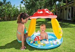 Intex Mushroom Baby Pool, 8-Inch, 57114EP, Multicolour