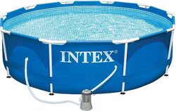 Intex Metal Frame Pool Set, 28202, Blue