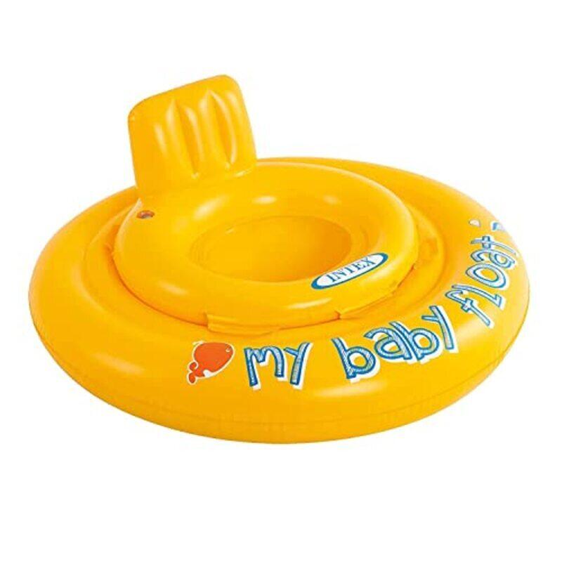 Intex My Baby Float Ring Swimming Aid Swim Seat, 56585, Yellow