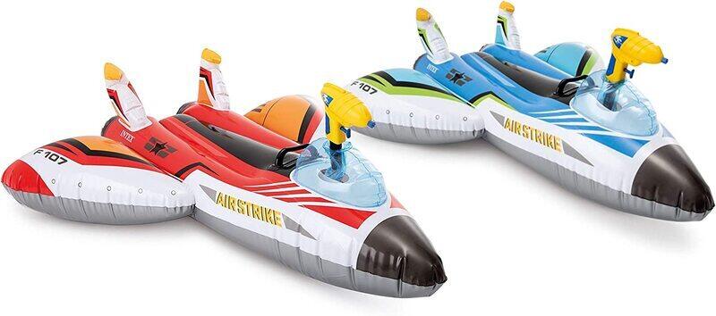 Intex Water Gun Plane Ride-On, 57536NP, Assorted Colour