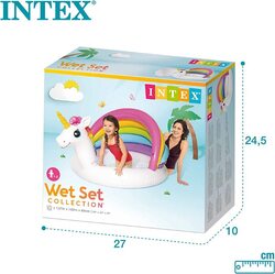 Intex Unicorn Baby Pool, 57113NP, Multicolour