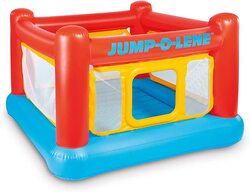 Intex Inflatable Jump-O-Lene Playhouse Trampoline Bounce House Pool for Kids, Ages 3+, Red/Yellow