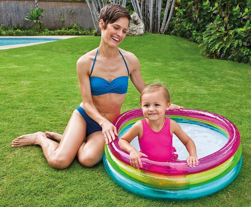 Intex Pool Baby Rainbow, 86 x 25cm, 57104, Multicolour