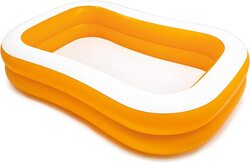 Intex Mandarin Swim Centre Family Pool, Orange/White