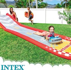 Intex Racing Fun Slide, 57167NP, Multicolour