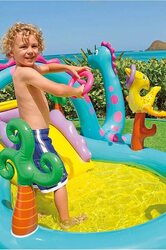 Intex Dinoland Play Centre Slide & Pool, 57135, Multicolour