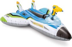 Intex Water Gun Plane Ride-On for Ages 3+, 46-Inch, Multicolour