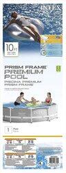 Intex Prism Frame Above Ground Swimming Pool, 10ft x 30in, Grey