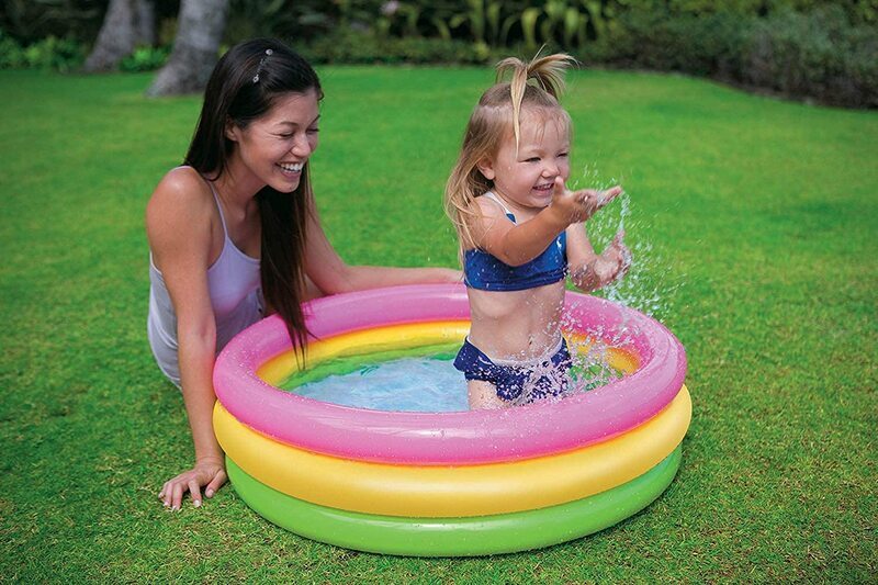 Intex Sunset Glow Baby Pool, 58924, Multicolour