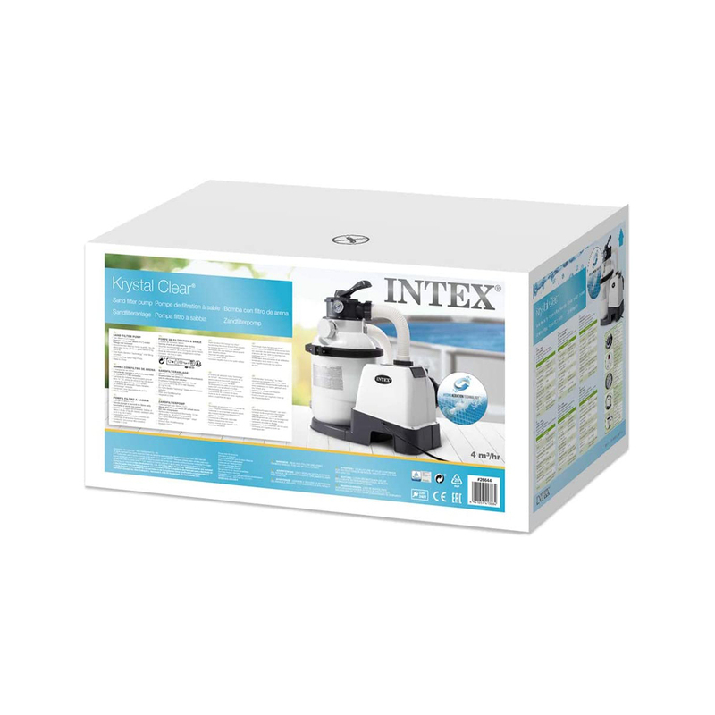 Intex Krystal Clear 1200 GPH Sand Filter Pump, Multicolour