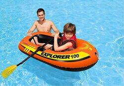 Intex Explorer 100 1-Person Inflatable Boat, Orange