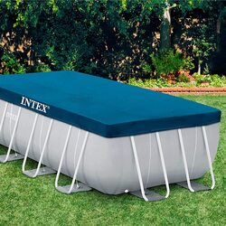 Intex Rectangular Pool Cover, Blue